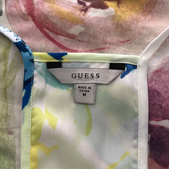 GUESS Flowy Floral Racerback Top - Picture 5 of 12